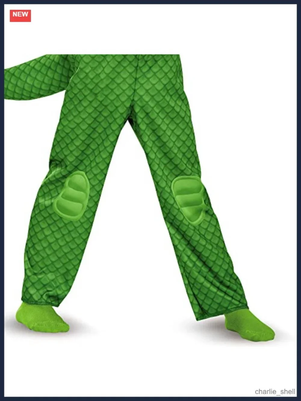 Kids Gekko Costume Jumpsuit with Headpiece & Detachable Tail Pretend Play